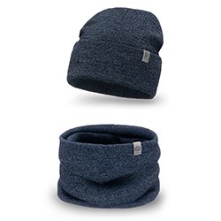 Men's set - hat and neck warmer
