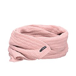 Pink women's scarf for winter