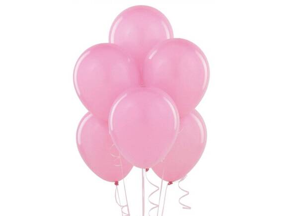 Pink pastel balloons - 12'' - 25 pcs.