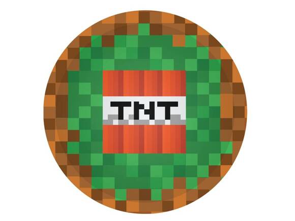 Pixel TNT Plates - 18 cm - 6 pcs