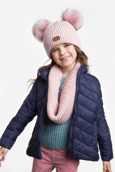 Warm kids set - winter hat and scarf