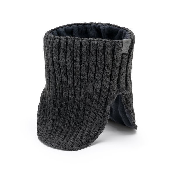 Warm winter men's set - fleece lined hat and neck warmer