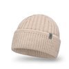 Beige men's set - hat and scarf