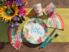 Paper plates Aloha - 22,5 cm - 10 pcs