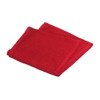 Red women's neck warmer for winter