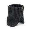 Warm winter men's set - fleece lined hat and neck warmer