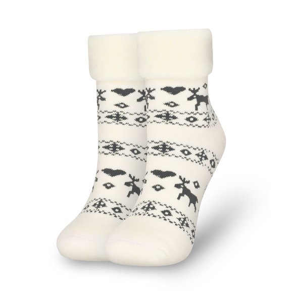 Damen socken, ecru